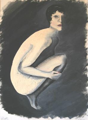 Nudes - Sandra - Acrylic On Canvas Board