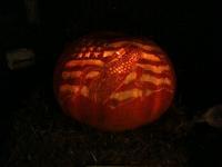 Pestilence - Pumpkin Carve Sculptures - By Stephen Vattimo, Illustrativesymbolismsurrealpr Sculpture Artist