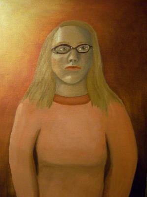 Paintings - First Self-Portrait - Oil On Canvas