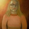 First Self-Portrait - Oil On Canvas Paintings - By Mary Hollis, Oil Painting Artist