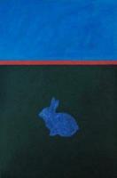 Blue Rabbitt - Acrylic Paintings - By John Kovacich, Modern Painting Artist