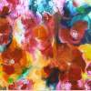 Encaustic - Morning Glories - Abstract