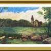 Image 019 - Colored Pencils On Rayon Paintings - By Vincent Consiglio, Landscape Painting Artist