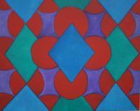 Oil Paintings - Geometric 1 - Oil On Masonite