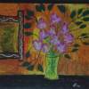 No Titule - Oil Pastel Paintings - By Cludia Soeiro, Impressionist Painting Artist