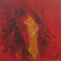 Equus IV - Acrylic Paintings - By Mila Alonso, Expressionism Painting Artist