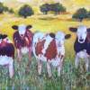 Cows - Oils On Canvas Paintings - By Ayyub Shaik, Realism Painting Artist