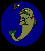 Humor - Big Fish N Little Worm - Paintprogram