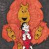 Daniel And The Lions - Pencil And Markers Drawings - By Johnny Hall, Pencil Drawingmarkers Drawing Artist