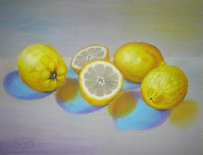 Food - Lemons - Pastel