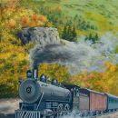 Classic Engines And Hot Rods - A 1898 Ride From Seattle To Alaska - Oil On Canvas