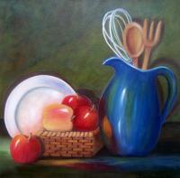 Still Life - Kitchenware  Sold - Oils On Canvas
