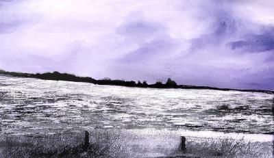 Landscapes - Snowfield - Digital Painting