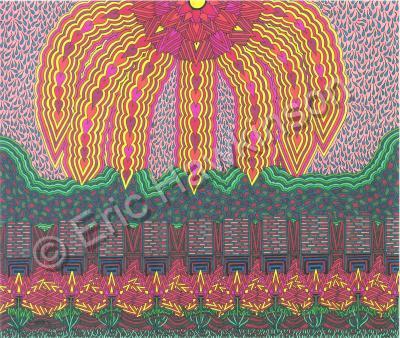 2010 - A Weeping Sky - Pen On Paper