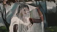 Soundarya- The Beauty Series - Breathtaking Beauty Behind The Veil - Acrylic On Canvas