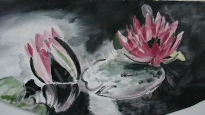 Soundarya- The Beauty Series - When I Bloom - Oil On Wood