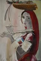 Namana-Tribute To Unknown Arti - Do You Like My Music - Oil On Canvas