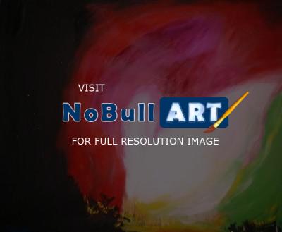 Nisarga- Nature - The Lit Blossom - Acrylic On Canvas