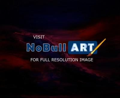Nisarga- Nature - Dantes Fire - Acrylic On Canvas