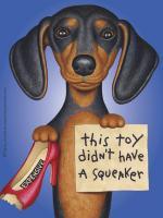 Squeakers Dachshund - Markercolored Pencil Mixed Media - By Danny Gordon, Humorous Dog Art Mixed Media Artist