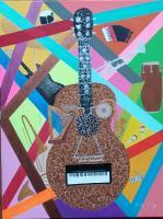 The Sounds Of Music - Acrylic Paintings - By Vincent Gray, Mixed Painting Artist