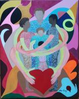 We Are Family - Acrylic Paintings - By Vincent Gray, Mixed Painting Artist