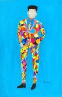 5 - He Wears Abstract - Acrylic