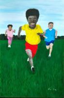 First One Home - Acrylic Paintings - By Vincent Gray, Mixed Painting Artist