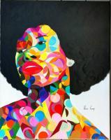 6 - Woman Of Colors - Acrylic