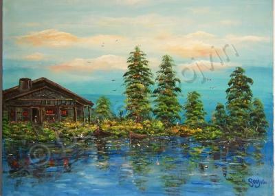 Painting - Swamp - Oil On Canvas