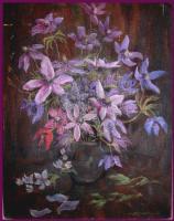 Anemons Or Kalaniot - Oil On Canvas Paintings - By Felix Portnov, Hren Ego Znaet Painting Artist