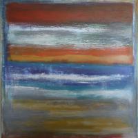Marine Abstract - Acrylic Paintings - By Stewart Mechem, Abstract Painting Artist