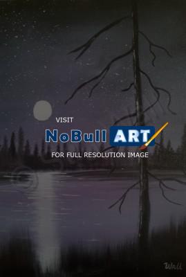 Landscapes - Moonlight - Oil