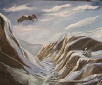 Landscapes - Snowy Mountains - Oil