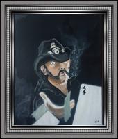 Lemmy - Acrylic Paintings - By Stig Wall, Traditional Painting Artist