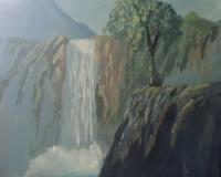 Landscapes - Waterfall - Acrylic