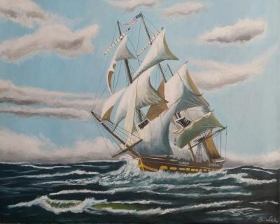 Tall Ships - Uss Constitution - Acrylic