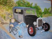 People - Hampton Car Show - Acrylics