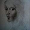 Woman Glance - Pencil Drawings - By Gert Stevens, Portrait Drawing Artist