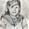 Brown Eyed Girl - Pencil Drawings - By Elizabeth J White, Free Style Drawing Artist