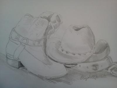 Drawing - Gott Have A Hat - Pencil