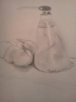 Still Life 101 - Pencil Other - By Elizabeth J White, Traditional Other Artist