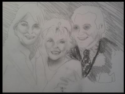 Drawing - Dool Trio - Pencil