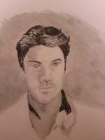 The Guy From Italy - Pencil Drawings - By Elizabeth J White, Traditional Drawing Artist