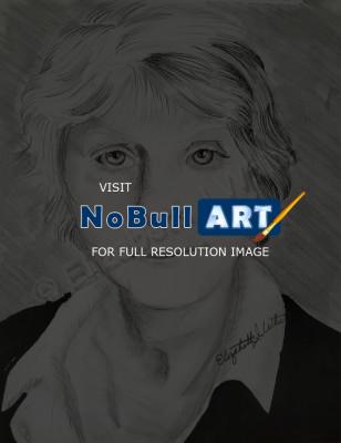 Drawing - Sc Portrait Great Actres - Pencil