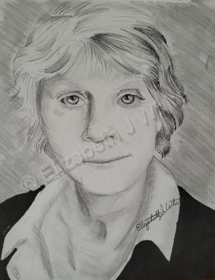 Drawing - Sc Portrait Great Actres - Pencil