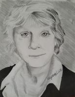 Sc Portrait Great Actres - Pencil Drawings - By Elizabeth J White, Traditional Drawing Artist