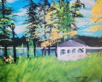 Oil Painting - Lake Preston In Sc - Oil