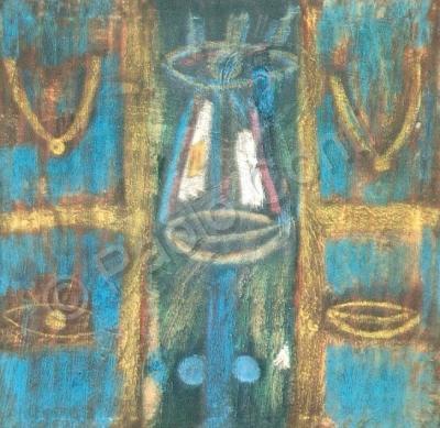 Primitive - Desire - Oil Pastels