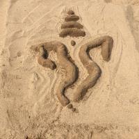 Beach Ganesha - Sand Other - By Deepthi Priya, Nature Other Artist